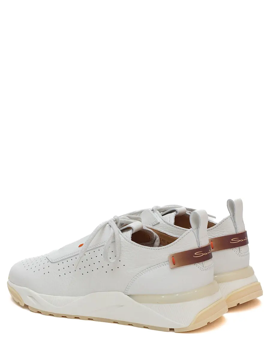 Кроссовки кожаные