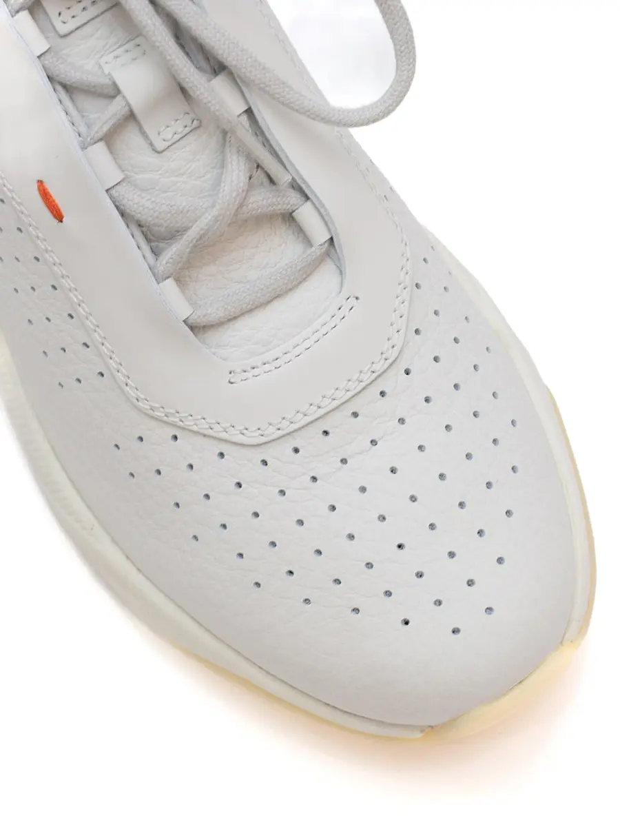 Кроссовки кожаные