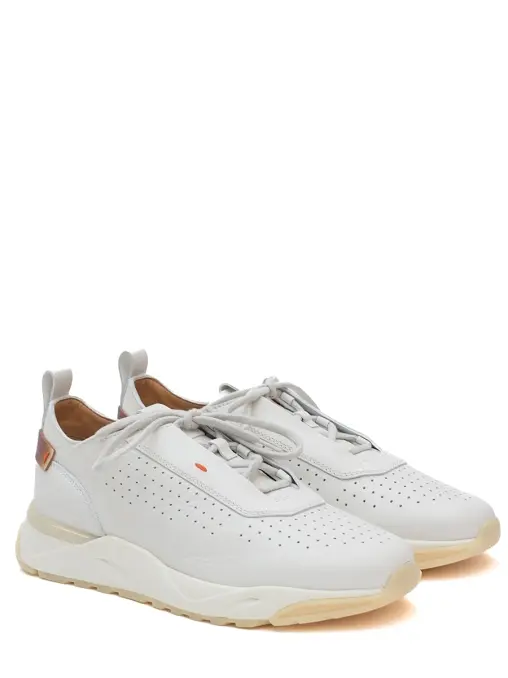 Кроссовки кожаные SANTONI