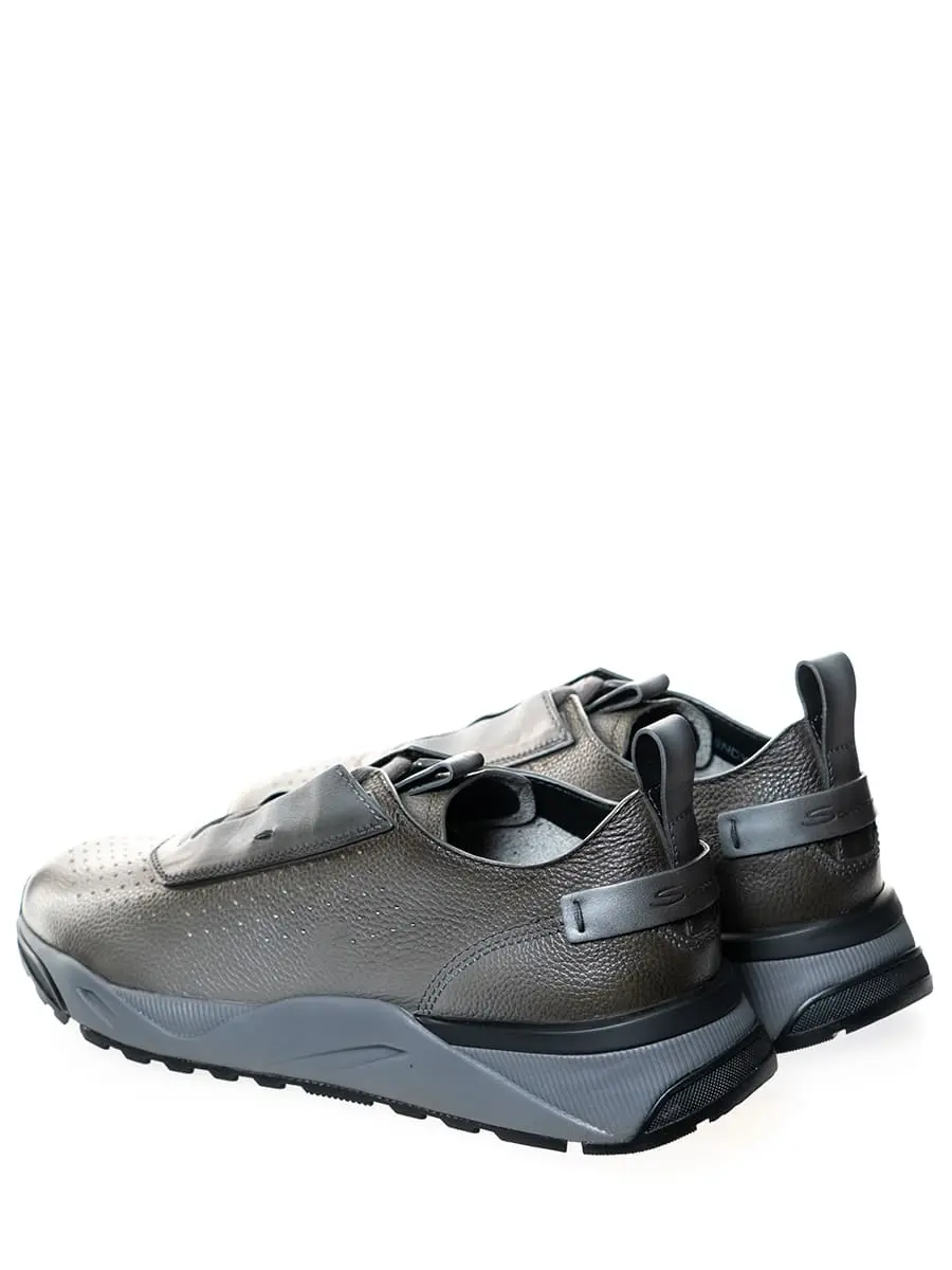 Кроссовки кожаные