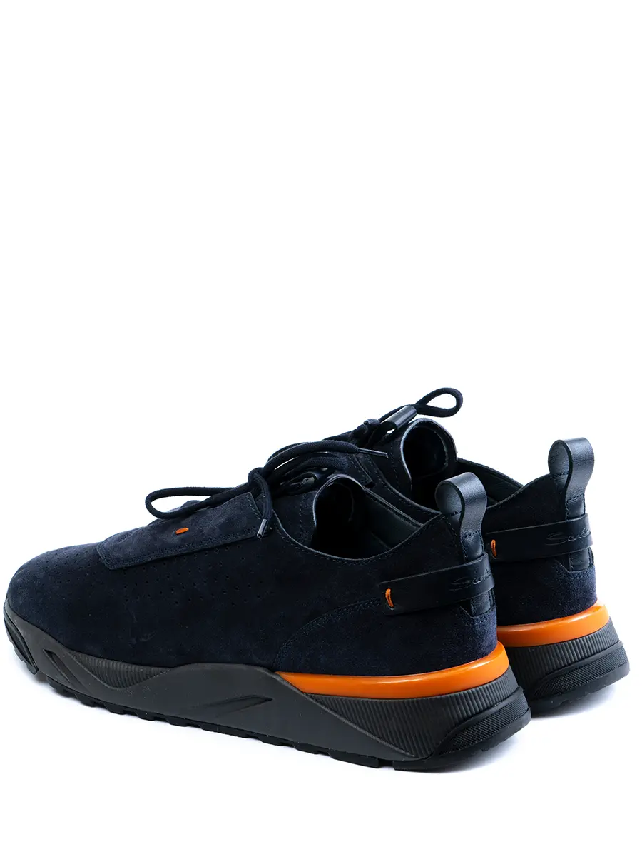 Кроссовки замшевые