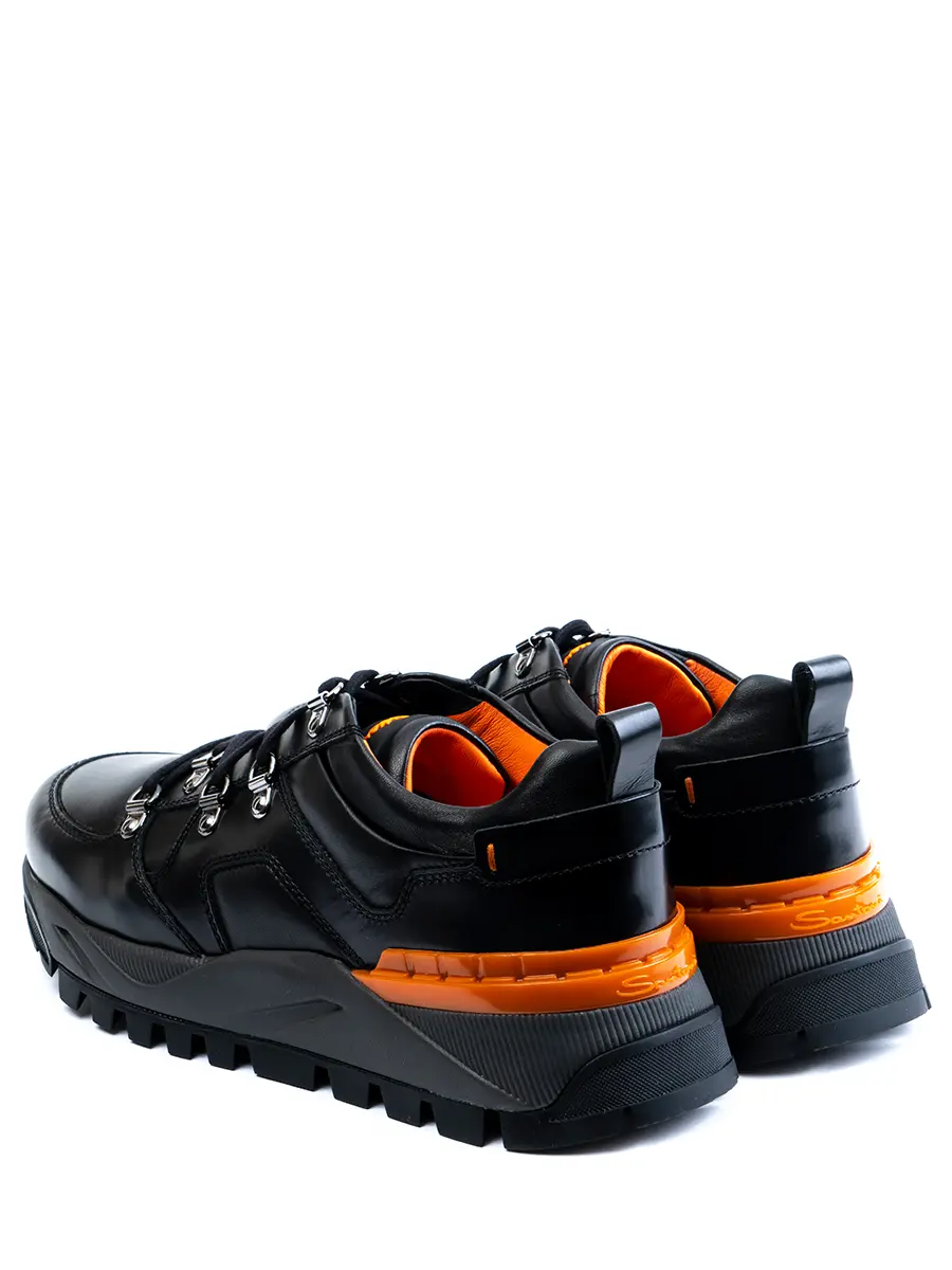 Кроссовки кожаные