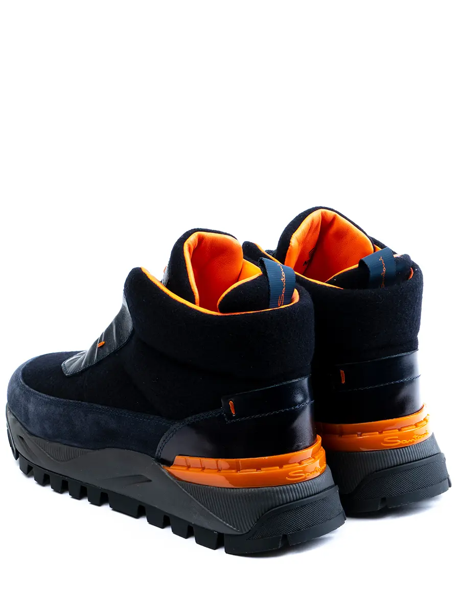 Ботинки комбинированные