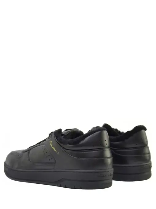 Кеды кожаные на меху SANTONI