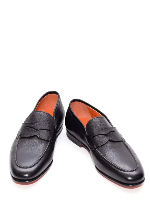 Лоферы кожаные SANTONI