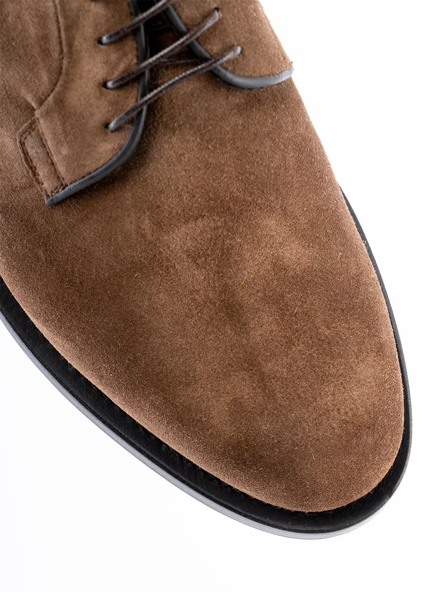 Дерби замшевые