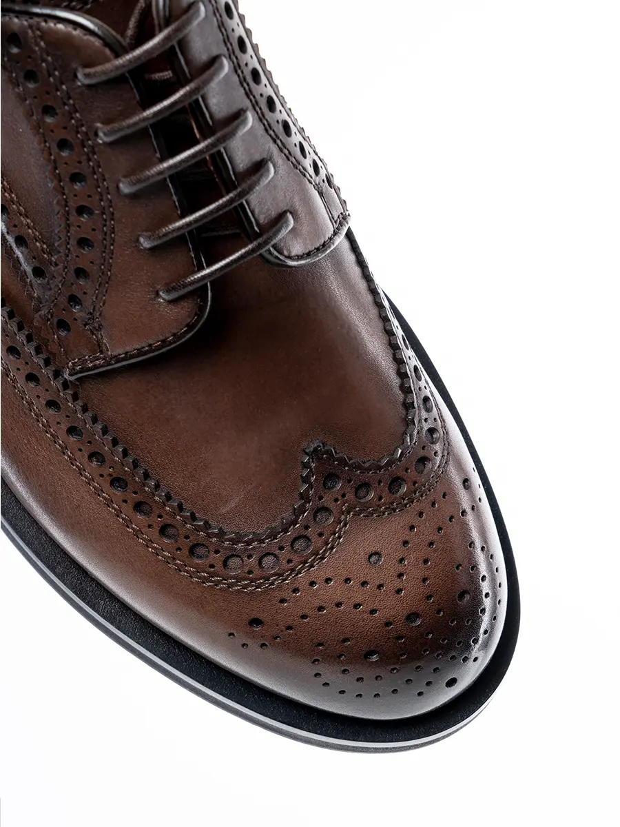 Броги кожаные