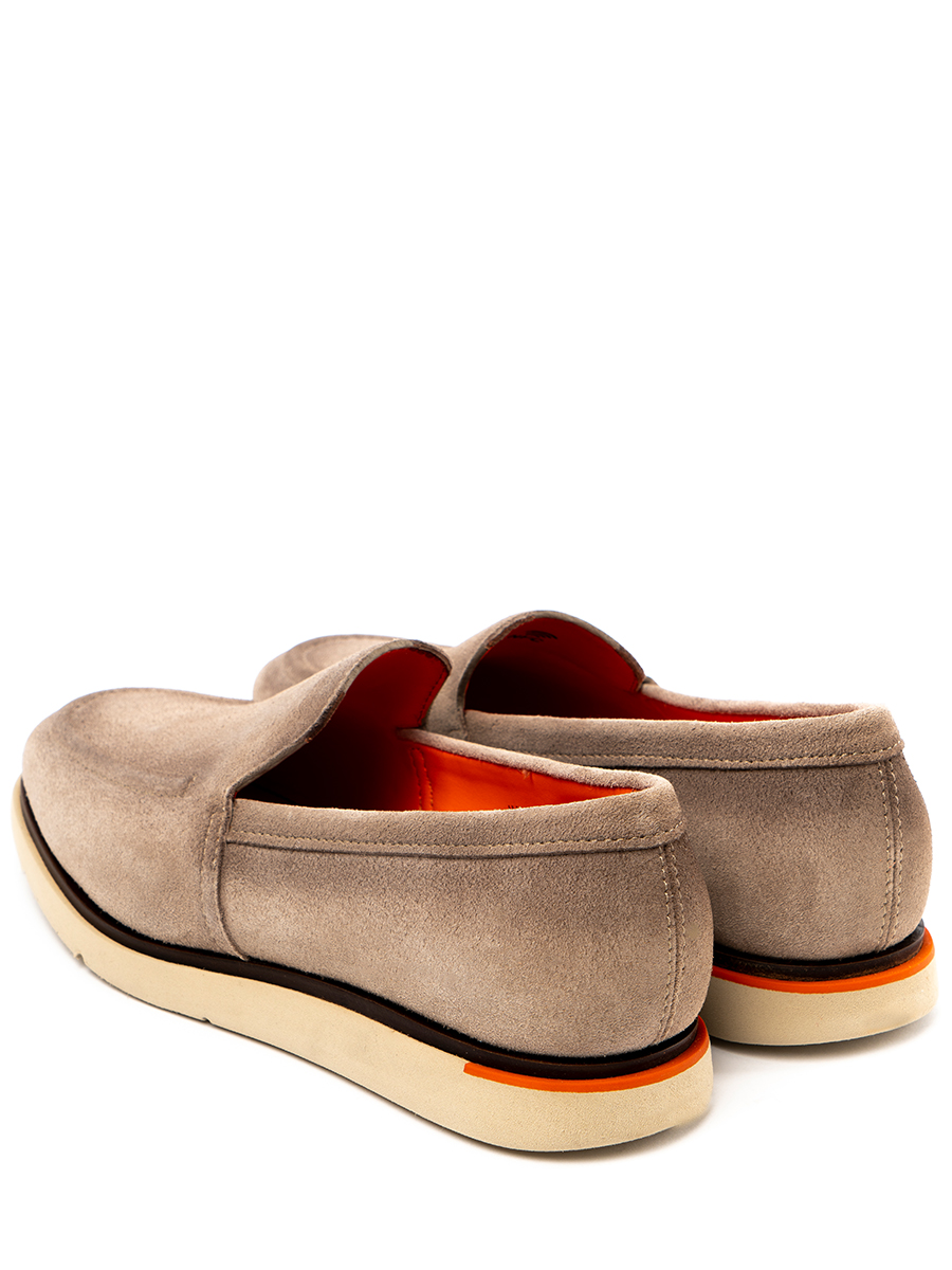 Лоферы замшевые