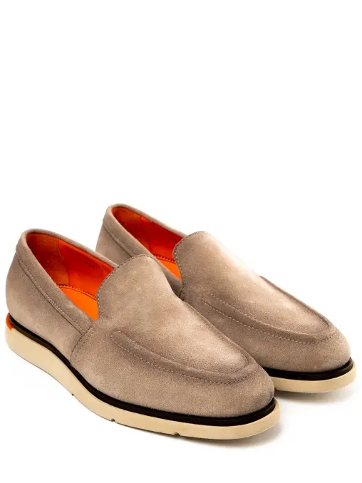 Лоферы замшевые SANTONI