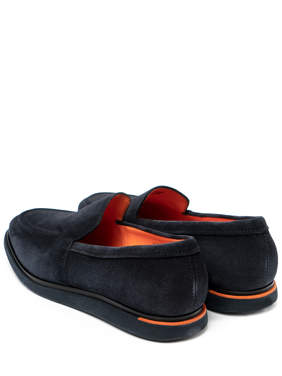 Лоферы замшевые