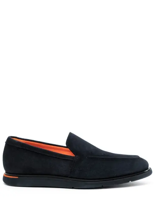 Лоферы замшевые SANTONI