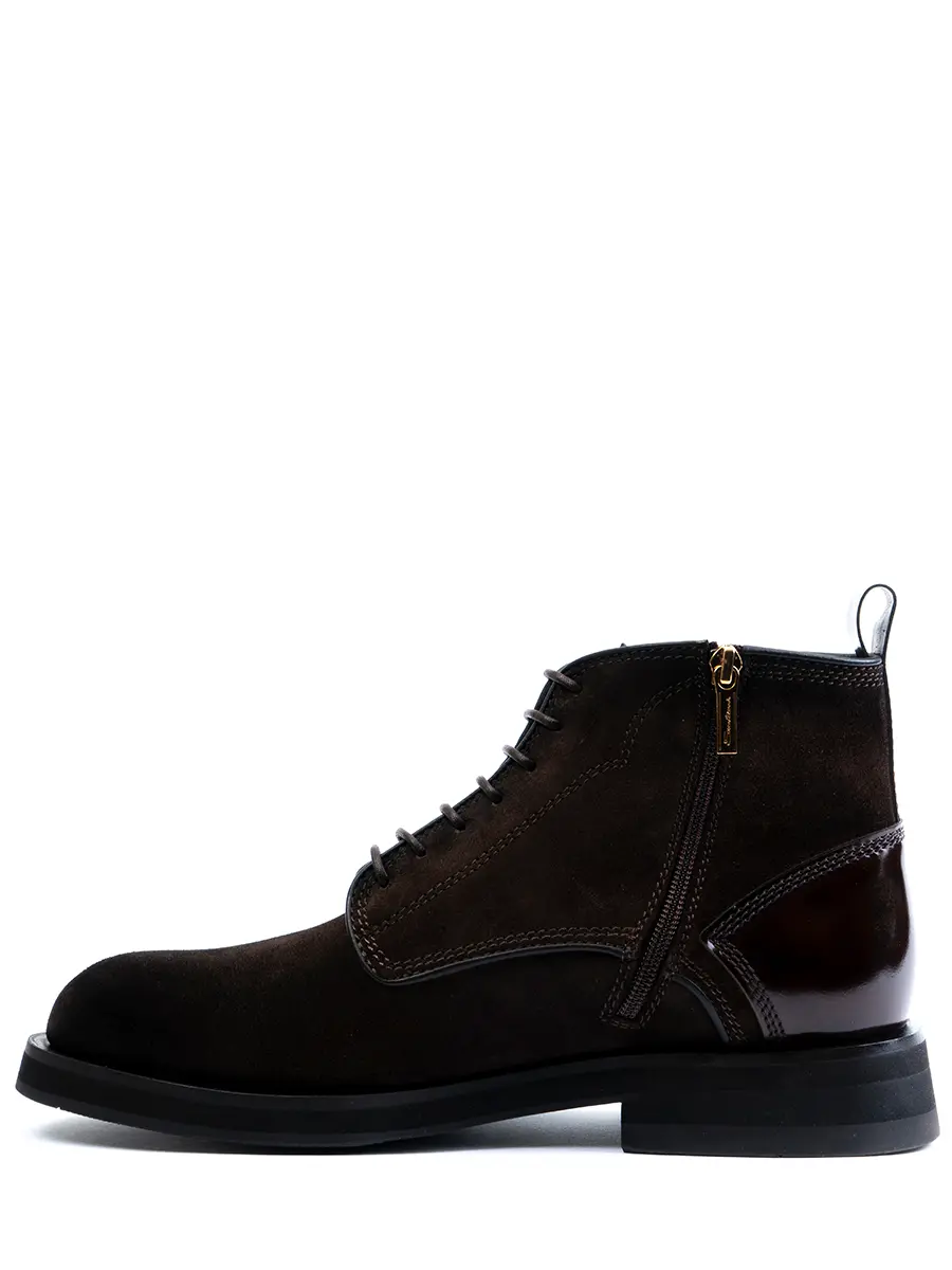 Полуботинки замшевые