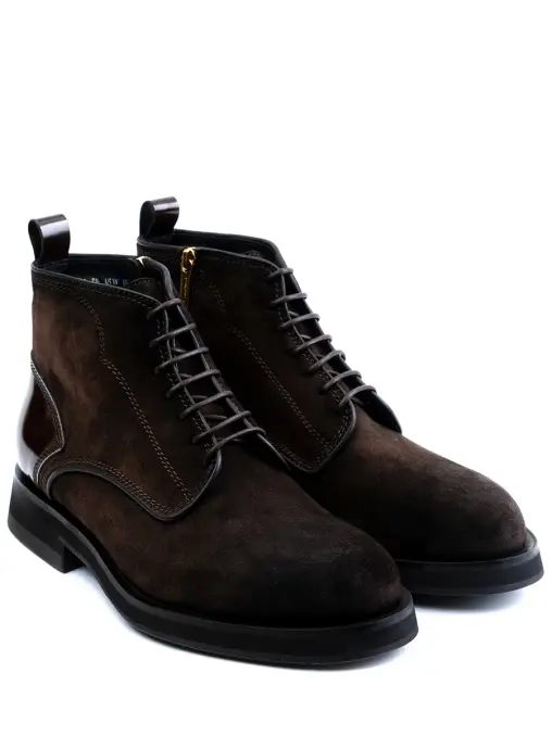 Полуботинки замшевые SANTONI