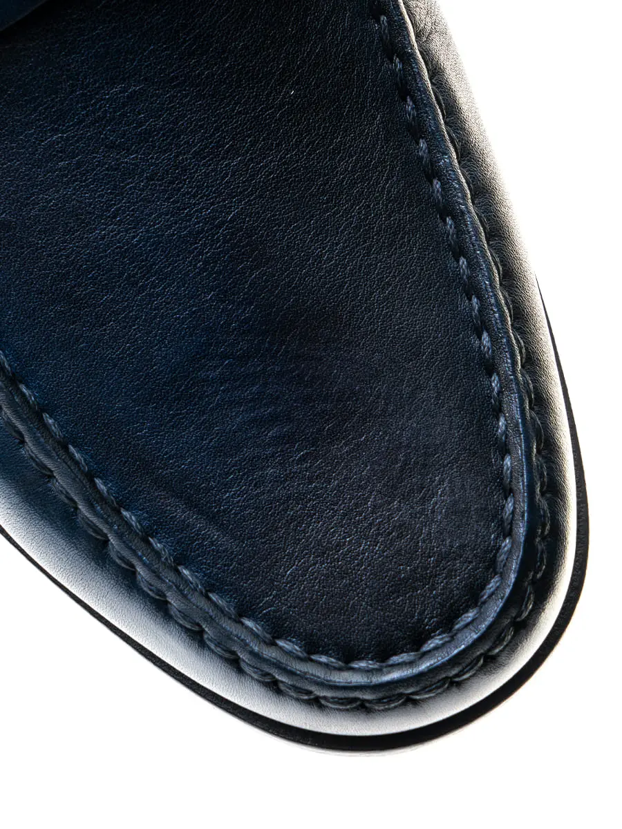 Лоферы кожаные