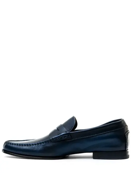 Лоферы кожаные SANTONI