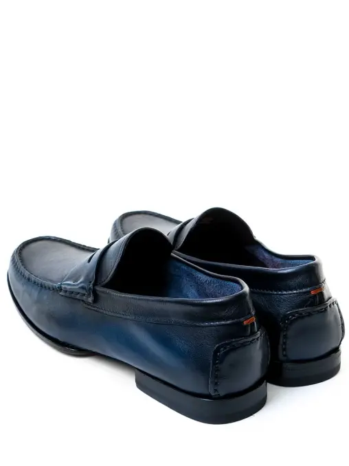 Лоферы кожаные SANTONI