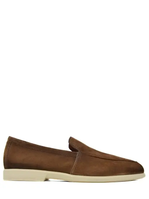 Лоферы замшевые SANTONI