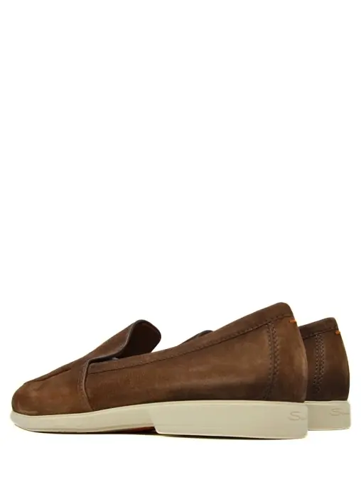 Лоферы замшевые SANTONI