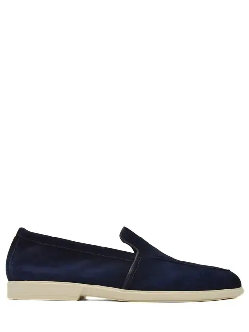 Лоферы замшевые SANTONI