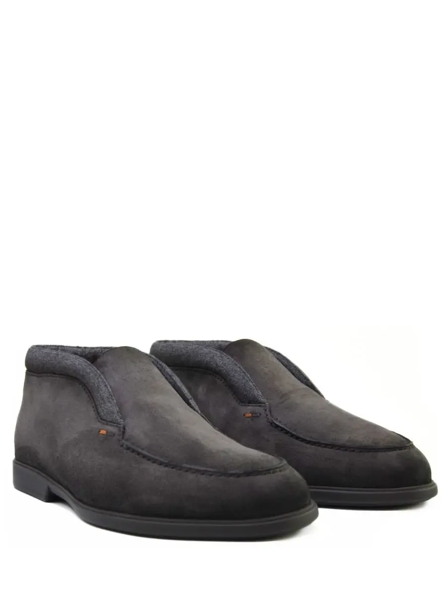 Полуботинки замшевые