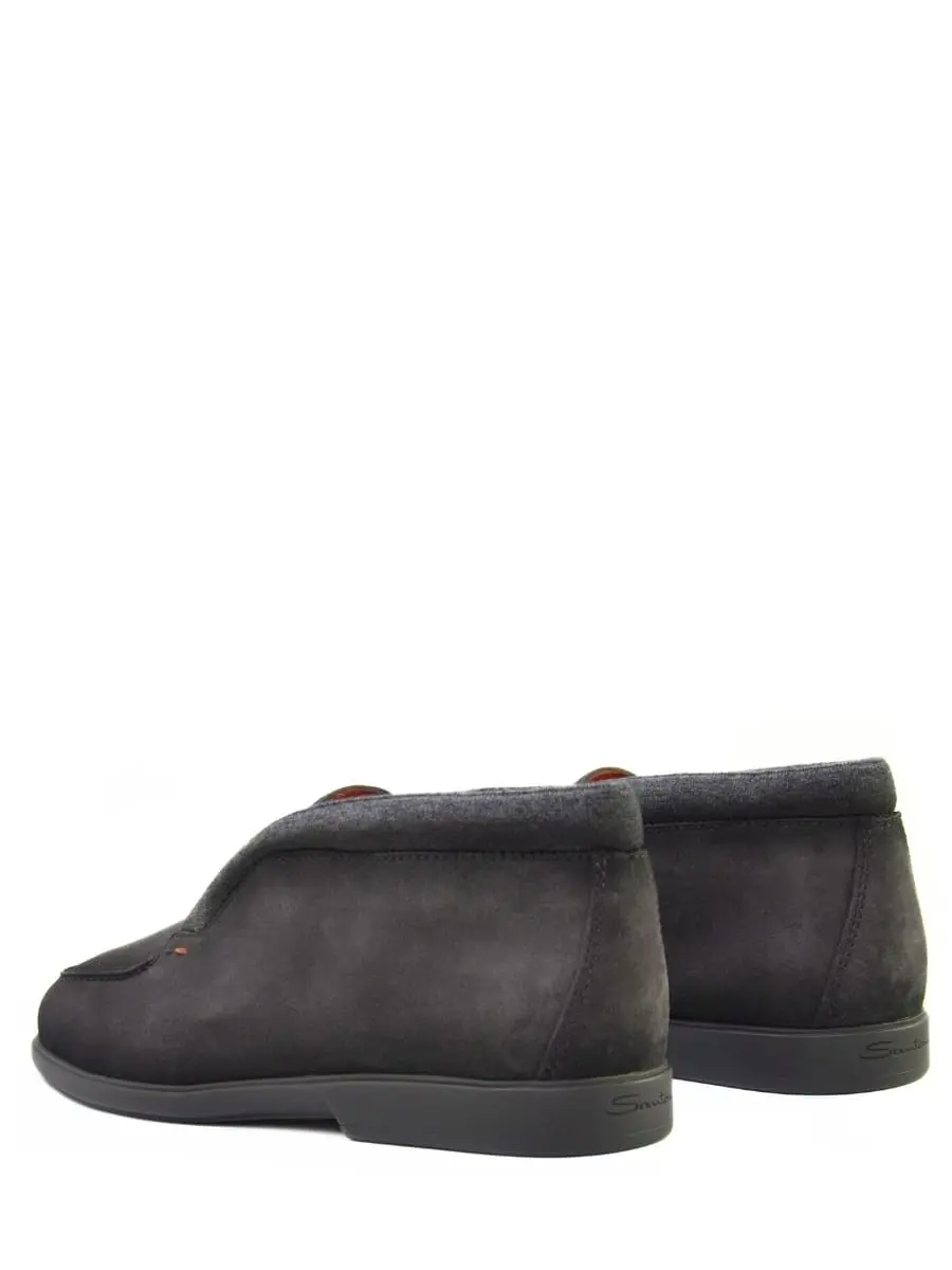 Полуботинки замшевые