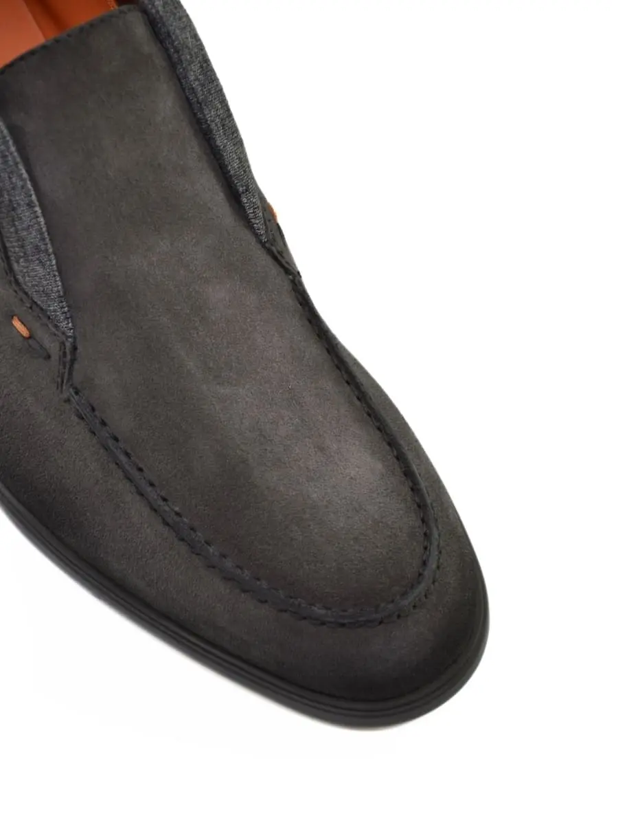 Полуботинки замшевые