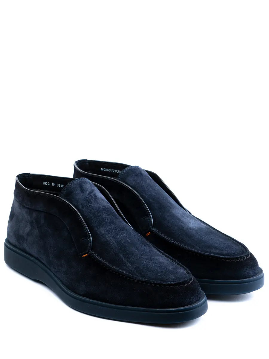 Полуботинки замшевые на меху