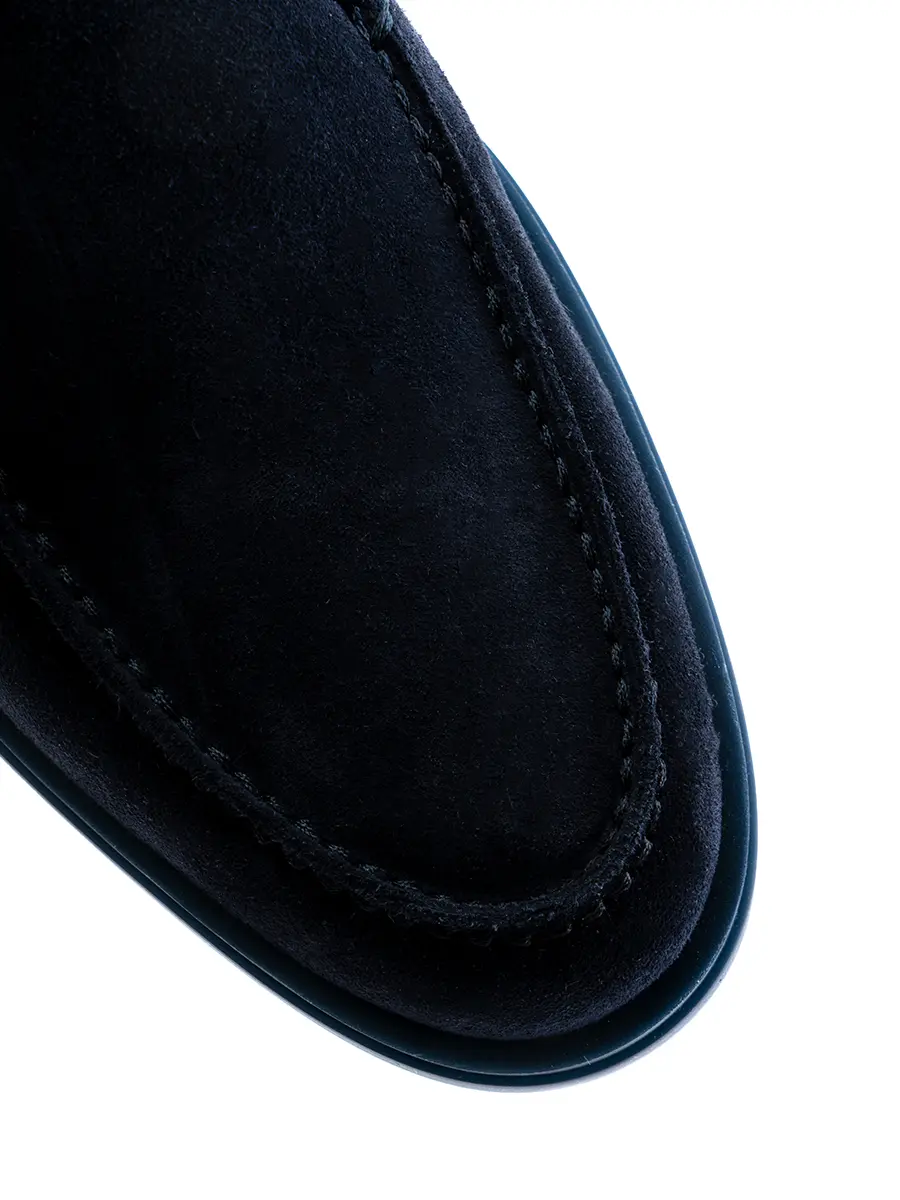 Полуботинки замшевые на меху