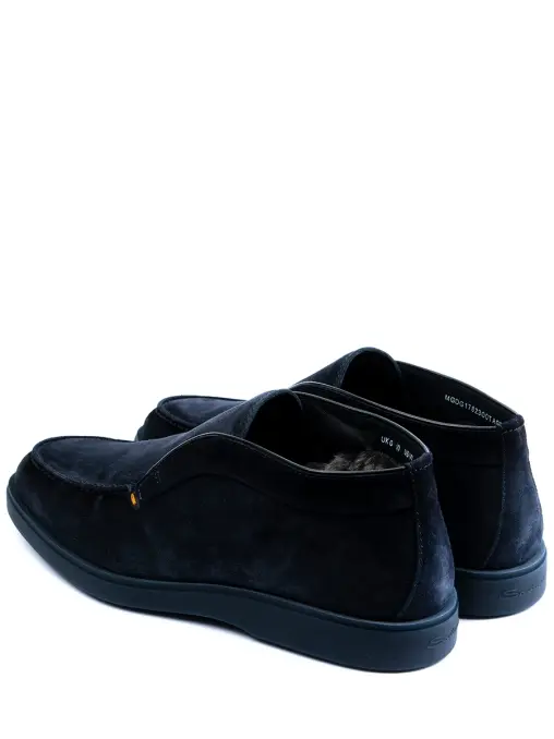 Полуботинки замшевые на меху SANTONI