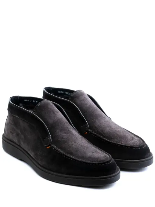 Полуботинки замшевые на меху SANTONI