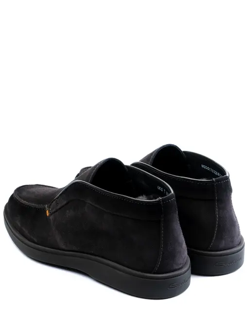 Полуботинки замшевые на меху SANTONI