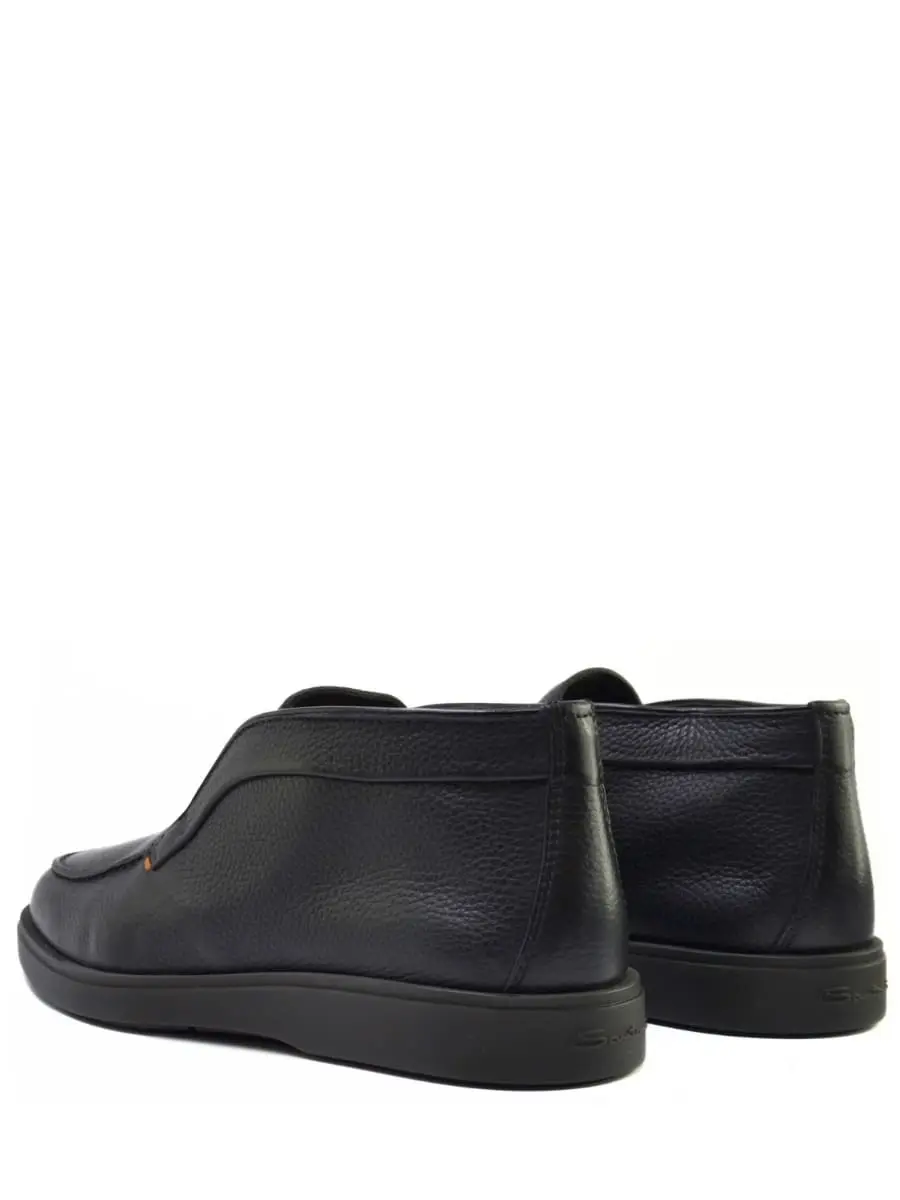 Полуботинки кожаные на меху