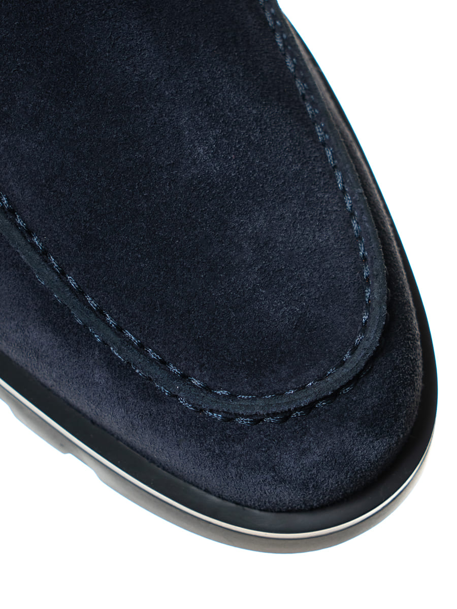 Полуботинки замшевые