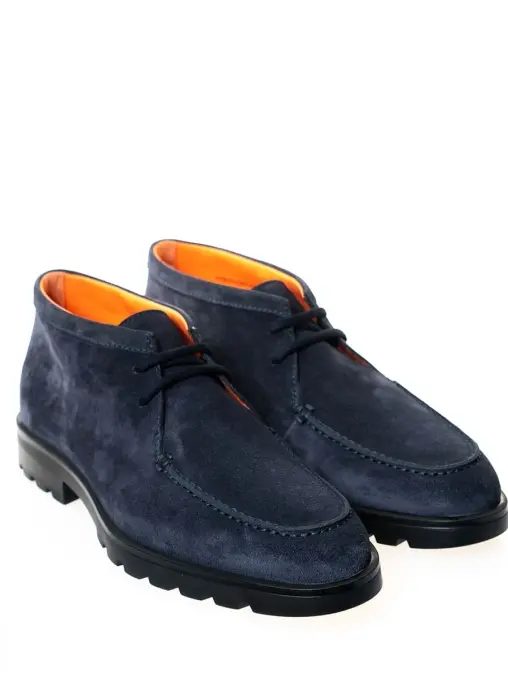 Полуботинки замшевые SANTONI