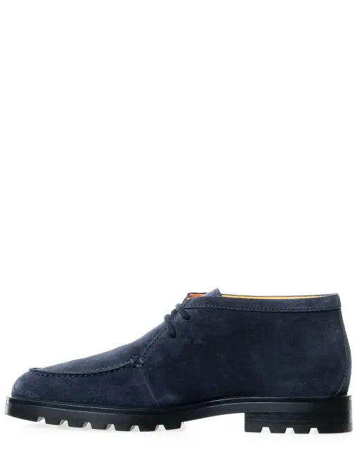 Полуботинки замшевые SANTONI