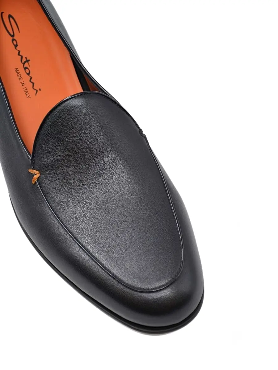 Лоферы кожаные