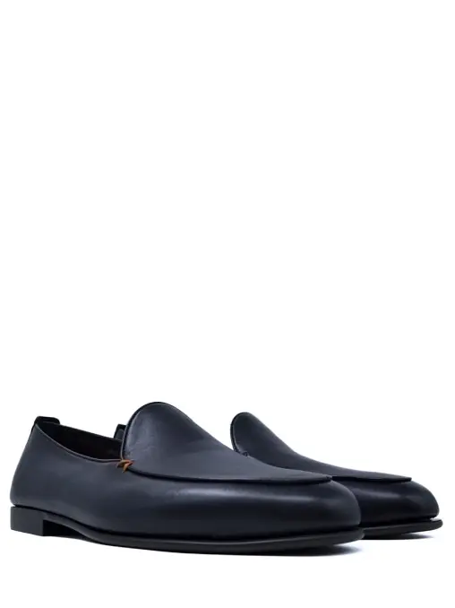 Лоферы кожаные SANTONI