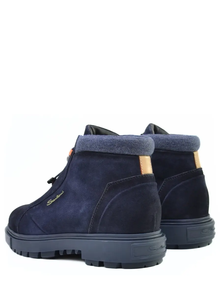 Полуботинки замшевые