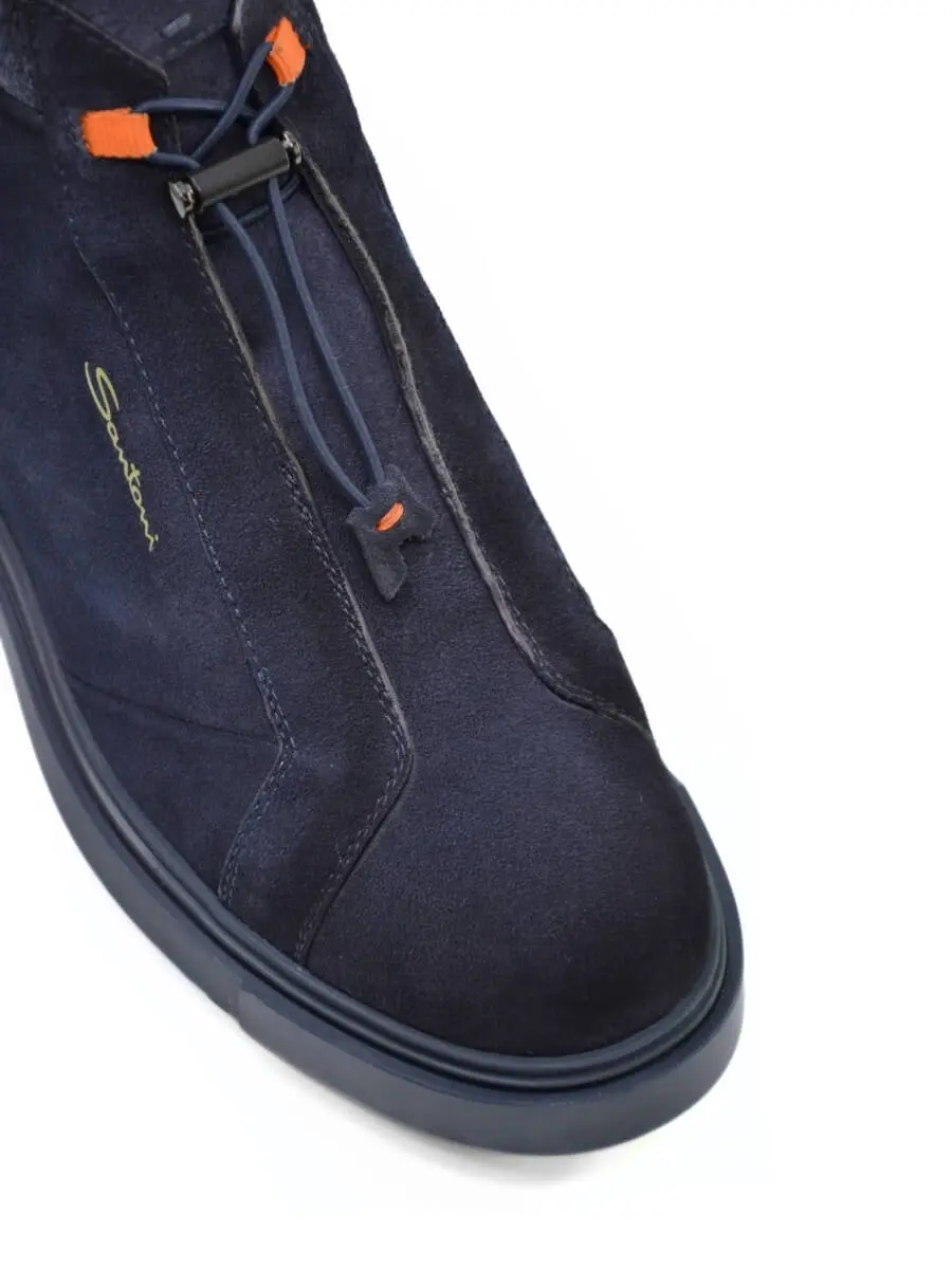 Полуботинки замшевые