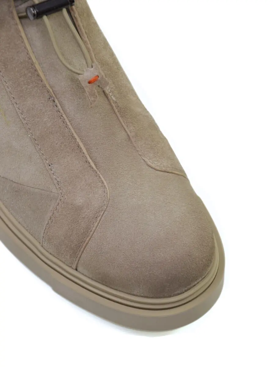 Полуботинки замшевые