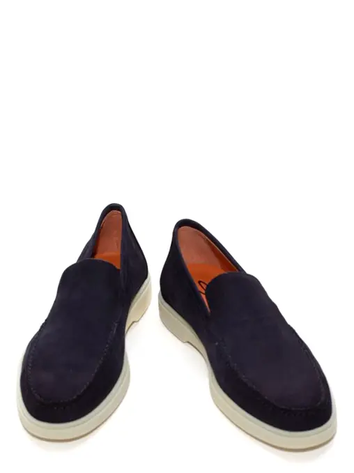 Лоферы замшевые SANTONI