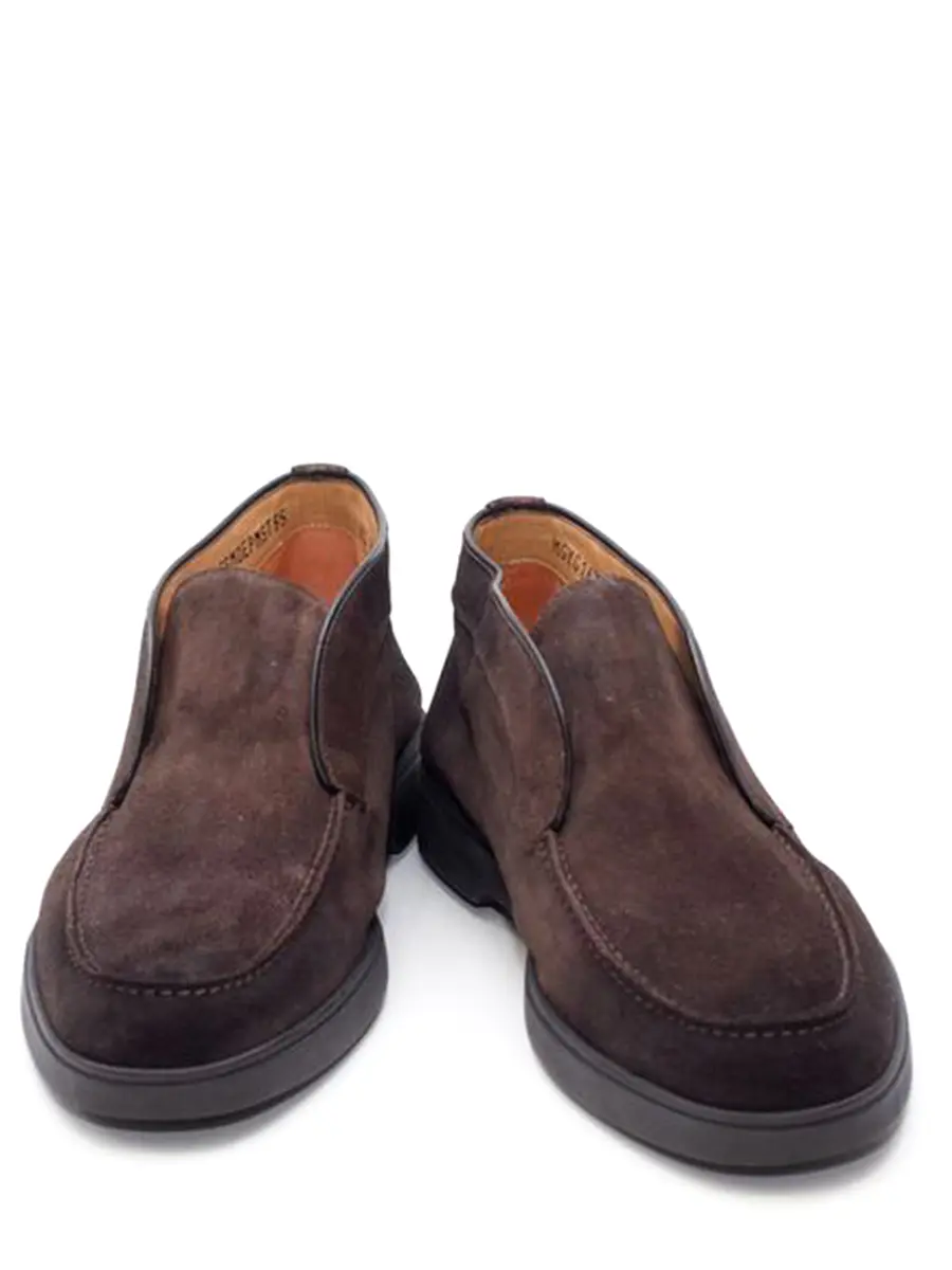 Полуботинки замшевые