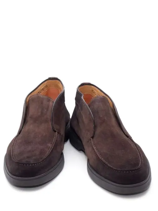 Полуботинки замшевые SANTONI
