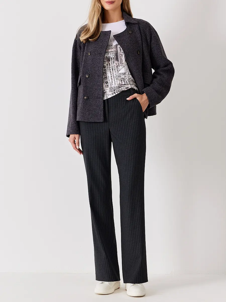 Брюки в полоску