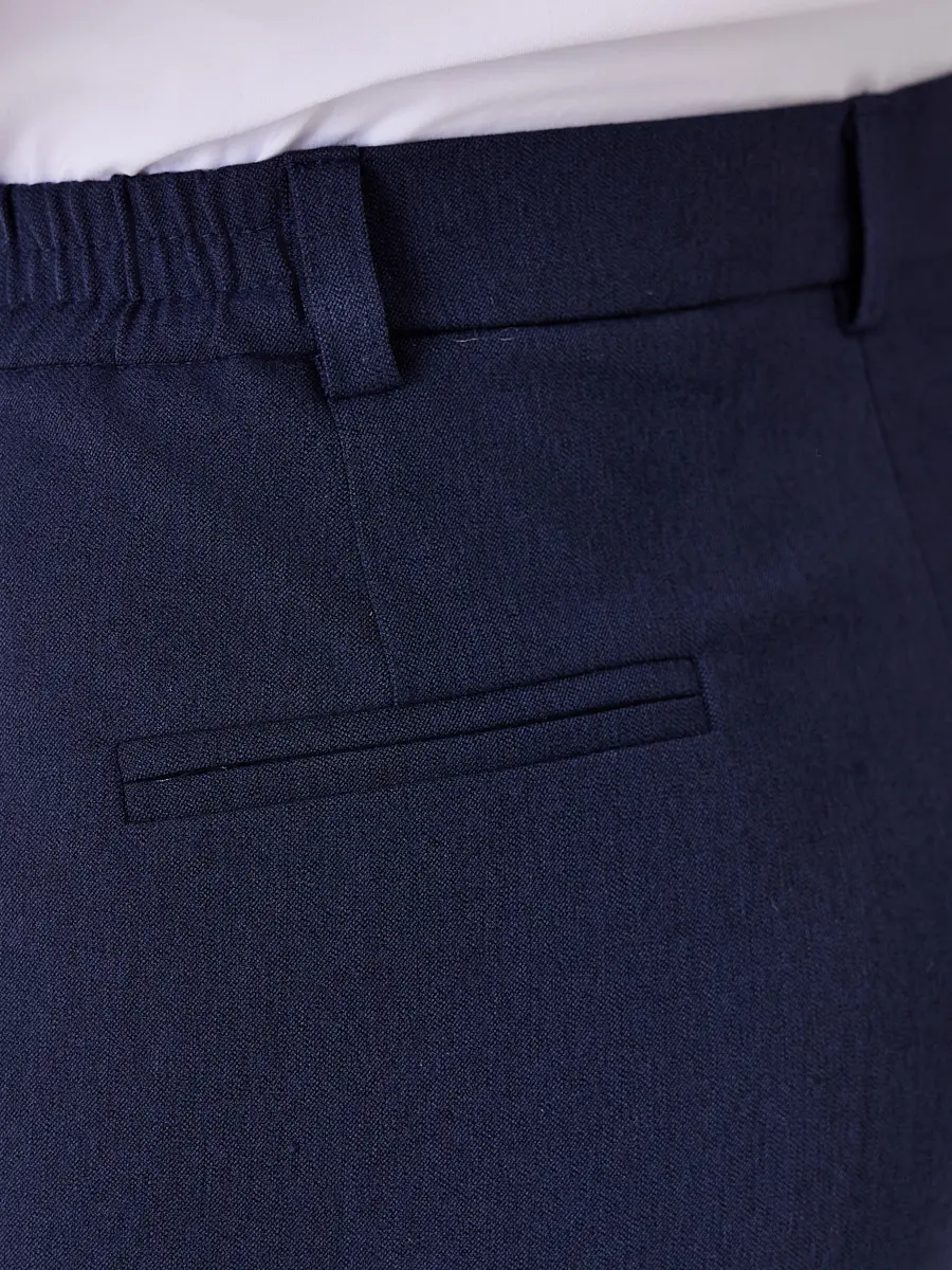 Брюки однотонные