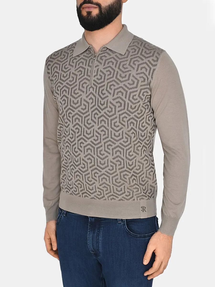 Поло с принтом