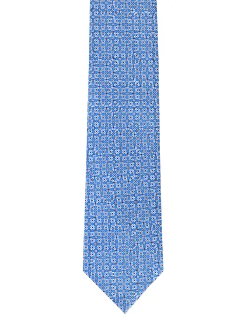 Галстук шелковый с принтом STEFANO RICCI