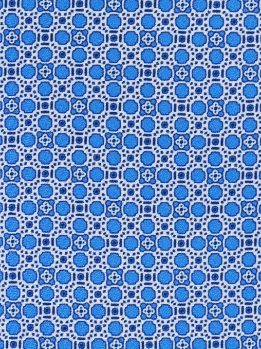 Галстук шелковый с принтом STEFANO RICCI