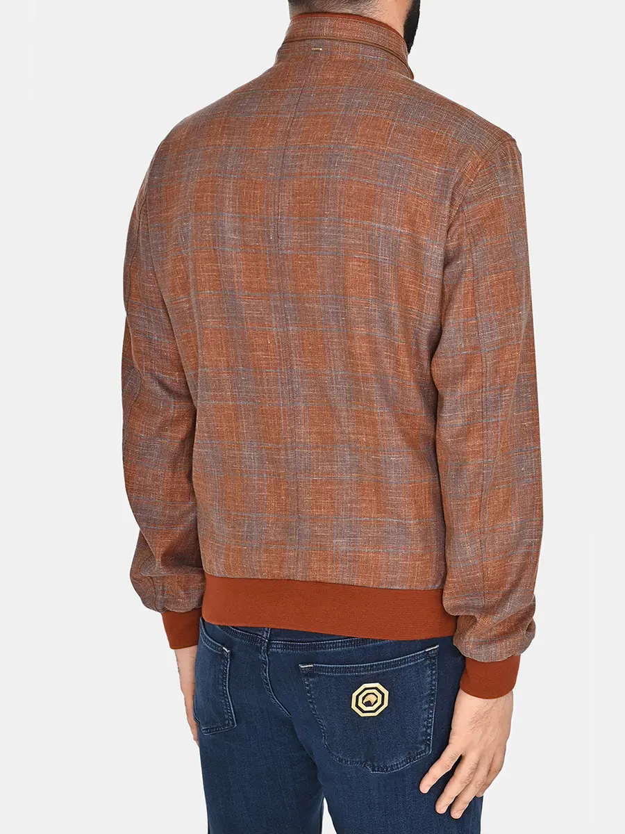 Куртка в клетку