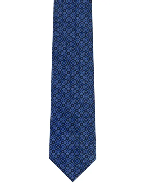 Галстук шелковый с принтом STEFANO RICCI